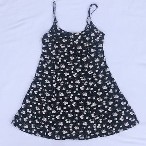 Forever 21 black floral dress